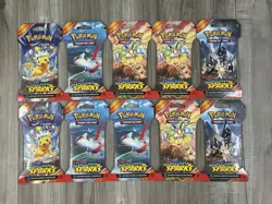 Pokemon TCG Scarlet & Violet Surging Sparks Sleeved Booster Packs 10x NEW - Image 1