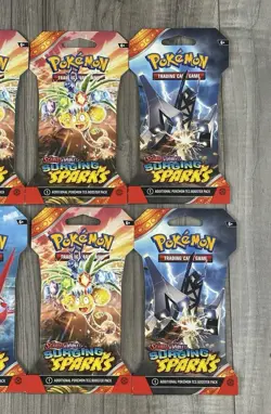 Pokemon TCG Scarlet & Violet Surging Sparks Sleeved Booster Packs 10x NEW - Image 3