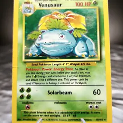 Venusaur 15/102 Base Set Holo Pokemon TCG WOTC HP Heavily Played Vintage⭐ - Image 1