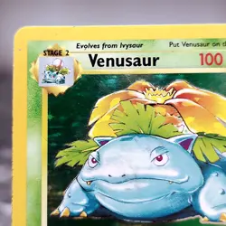 Venusaur 15/102 Base Set Holo Pokemon TCG WOTC HP Heavily Played Vintage⭐ - Image 3