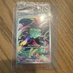 Pokemon Bulbasaur 133/132 English Mega Evolution Stamped Promo (SEALED) - Image 1