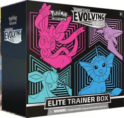 POKEMON EVOLVING SKIES ELITE TRAINER BOX SYLVEON ESPEON GLACEON VAPOREON SEALED - Image 1