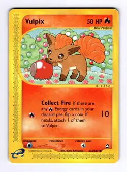Vulpix Aquapolis #116 (2003) NM Pokemon - Image 1
