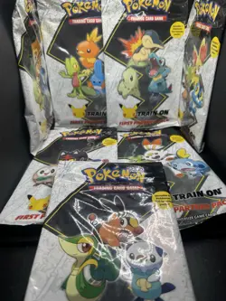 First Partner Pack Complete Set 7 New Sealed Pokemon 25th Anniversary Booster - Image 1