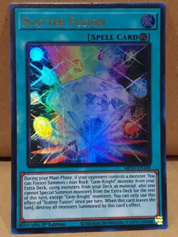 Scatter Fusion - MP23-EN140 - Ultra Rare Yugioh! Holo Foil Nice! - Image 1