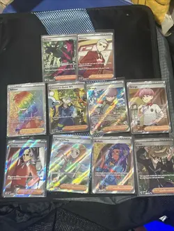 Lot Of 10 Trainer Full Art | Rainbow Pokemon Cards - Image 1