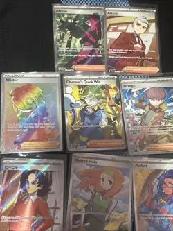 Lot Of 10 Trainer Full Art | Rainbow Pokemon Cards - Image 2