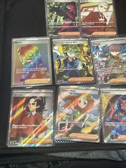 Lot Of 10 Trainer Full Art | Rainbow Pokemon Cards - Image 3