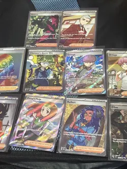 Lot Of 10 Trainer Full Art | Rainbow Pokemon Cards - Image 5