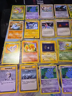 Huge Collection Bulk Lot 36 Pokemon Cards Vintage 1999/2000s Gym Base Neo Etc LP - Image 2