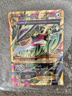 Pokemon JUMBO/Oversized Card Mega M Rayquaza EX Full Art XY 98/98 - Image 1