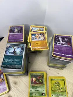 Pokemon Card Lot, Jumbos, Less Than 200 Vtg Non Holo. Mostly Modern Best In Pic - Image 3