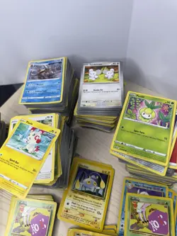 Pokemon Card Lot, Jumbos, Less Than 200 Vtg Non Holo. Mostly Modern Best In Pic - Image 5