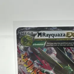M Rayquaza EX 76/108 • 2015 Ultra Rare Holo Roaring Skies Pokemon Card • NM - Image 2