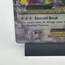 M Rayquaza EX 76/108 • 2015 Ultra Rare Holo Roaring Skies Pokemon Card • NM - Image 4