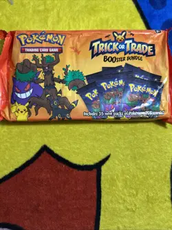 Pokemon 2024 Trick or Trade Booster Bundle 35 Mini Halloween 3 Packs 105 Cards! - Image 1