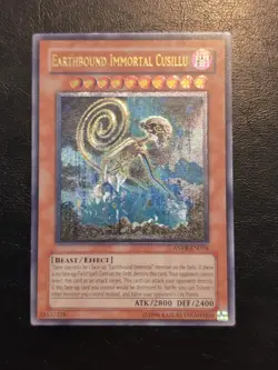 Yu-Gi-Oh! ULTIMATE RARE HOLO CARD EARTHBOUND IMMORTAL CUSILLU ANPR-EN016 VLP - Image 1
