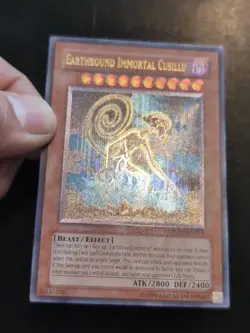 Yu-Gi-Oh! ULTIMATE RARE HOLO CARD EARTHBOUND IMMORTAL CUSILLU ANPR-EN016 VLP - Image 2