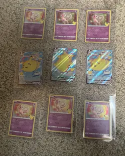 Pokemon Celebrations Lot (9) Cards *MINT CONDITION - Image 1