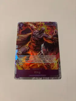 King OP01-096 One Piece Card Game TCG Romance Dawn Super Rare SR ENGLISH NM - Image 1