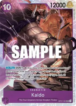 OP01-094 Kaido SR One Piece TCG English Card - Image 1