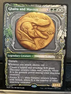 1x Ghalta and Mavren - Showcase NM Eng MTG - March of the Machine - Image 1