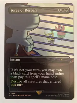 Force of Despair 1936 Foil Secret Lair SpongeBob SquarePants Internet Sensation - Image 1