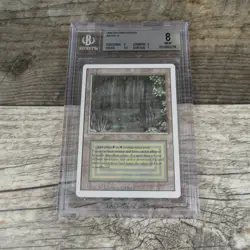 Magic The Gathering MTG Bayou Dual Land Revised 1994 BGS 8 NM Graded Rare - Image 1