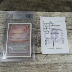 Magic The Gathering MTG Underground Sea Dual Land Revised BGS Authentic Altered - Image 1