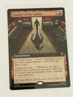 Shadow of the Goblin Extended Art Marvel's Spider-Man Foil 262 - Image 1