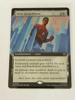 With Great Power... Extended Art Marvel's Spider-Man Foil 248 - Image 1