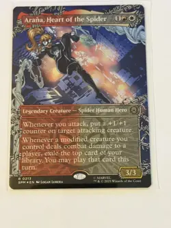Arana, Heart of the Spider Borderless Marvel's Spider-Man Foil 213 - Image 1
