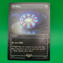 Sol Ring Marvel X Secret Lairs Non-Foil IRON MAN - Image 1