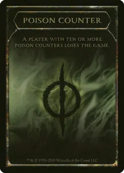 Poison Counter Token x10 Scars of Mirrodin MtG NM - Image 1