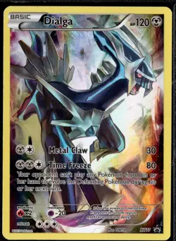 DIALGA XY77 NM HOLO MYTHICAL XY BLACK STAR PROMO POKEMON 2015 - Image 1