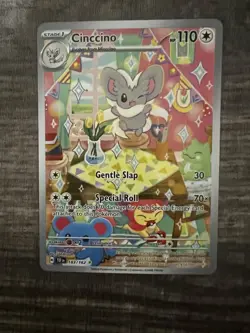 🔥Pokemon - Cinccino 183/162 Temporal Forces Illustration Rare Holo NM🔥 - Image 1
