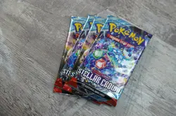 Pokemon TCG S&V Stellar Crown Booster Packs - 4 Packs - Factory Sealed - Image 1