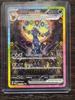 Umbreon ex 161/131 Pokemon Prismatic Evolutions Holo Special Illustration Rare - Image 1