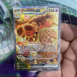 2024 Pokemon Scarlet & Violet Stellar Crown Dachsbun ex #169/142 - Image 1