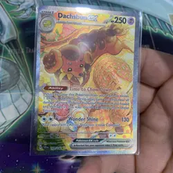 2024 Pokemon Scarlet & Violet Stellar Crown Dachsbun ex #169/142 - Image 4