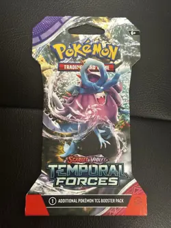 Pokemon TCG: Scarlet & Violet Temporal Forces Sleeved Booster Pack New/Sealed - Image 1
