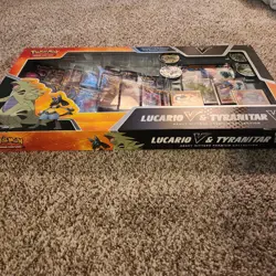 Pokemon TCG Lucario V & Tyranitar V Collector's Box - 14 Packs 820650856716 - Image 5