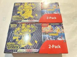 Pokemon Surging Sparks Elite Trainer Box and Booster Bundle Costco, 2pk Lot Of 2 - Image 1