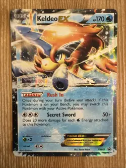 Keldeo EX BW61 Pokemon TCG Black & White Black Star Promo Holo MP - Image 1