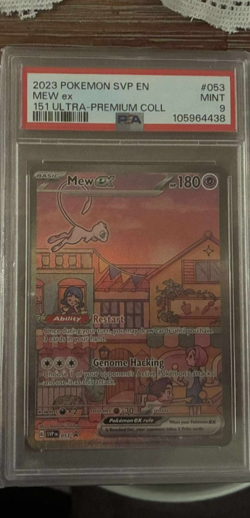 Pokemon Mew ex SVP 053 Black Star Promo 151 Ultra Premium Collection - PSA 9 M - Image 1