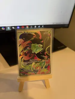 Bulbasaur Pokemon TCG Mega Evolutions #133/132 Stamped Illustration Rare Holo - Image 1