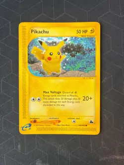 2003 Pokemon Pikachu Skyridge 84/144 Non Holo RARE TCG WOTC VINTAGE NM - Image 2