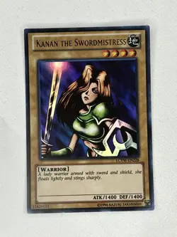 Yu-Gi-Oh Kanan the Swordmistress LCYW-EN228 Unlimited Edition Ultra Rare NM - Image 1