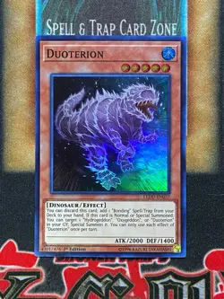 Yugioh Duoterion LEDU-EN037 Super Rare 1st Ed NM - Image 1