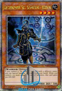 Yugioh RA03-EN249 Legendary Six Samurai - Kizan Quarter Century 1st ed - Image 1